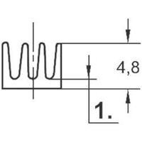 Fin heat sink 46 C/W (L x W x H) 19 x 6.3 x 4.8 mm DIL 14, DIL 16 ASSMANN WSW V5618B