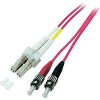 Fibreglass FOC Cable [1x LC plug - 1x ST plug] 50/125µ Multimode OM4 7.50 m EFB Elektronik