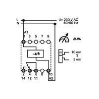 Finder 71.11.8.230.1010 - 10A Over Under Voltage Monitoring Relay SPDT-CO 250Vac