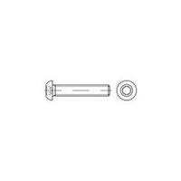 Fillister head screws M8 35 mm Hex socket (Allen) ISO 7380 Steel zinc galvanized 200 pc(s) TOOLCRAFT 148187