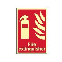 Fire Extinguisher Photoluminescent - 200 x 300mm