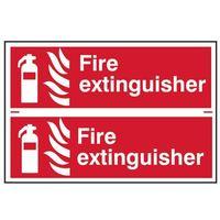 Fire Extinguisher - PVC 300 x 200mm