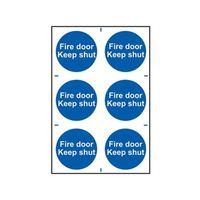 Fire Door Keep Shut - PVC 200 x 300mm