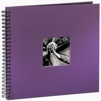 Fine Art Spiralbound Album 36 x 32cm 50 black pages Purple