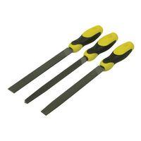 File Set 3 Piece Flat , 1/2 Round, 3 Square 200mm (8in)
