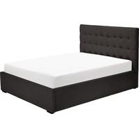 finlay super kingsize bed with storage midnight black