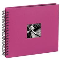 fine art spiral bound album 28 x 24 cm 50 black pages pink