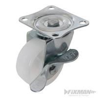 Fixman Braked Swivel Polypropylene Castor 50mm 50kg