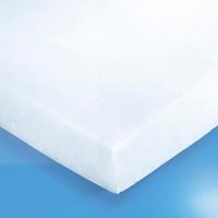 Fitted Waterproof Mattress Protector in Polyurethane-Coated Stretch Terry Towelling