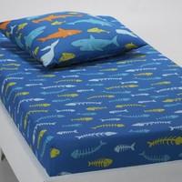 Fish Gang Printed Fitted Sheet