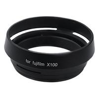 Filter Adapter Ring Lens Hood for Fujifilm Fuji X100 Replace LH-X100 black