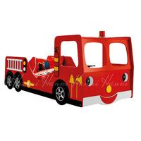 Fire Engine Bed and Mattress Cream Mattress