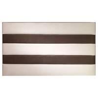 Filo Upholstered Headboard Suede Chocolate Ivory Superking