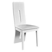 Fiesta Cushioned Dining Chair In High Gloss White