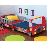 fire truck toddler bed for boys girls