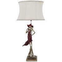 Figurine Kate Red and Gold Summer of Love Table Lamp (Set of 2)