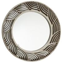 Fiore Antique Silver Leaf Mirror