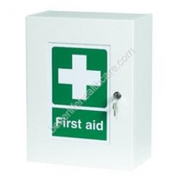 First Aid Cabinet Range 19cm White Small (25cm x 25cm)