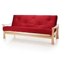 Fiji 3 Seater Sofa Bed Louisa Red