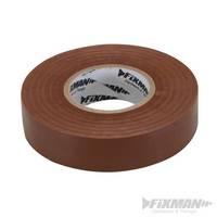 Fixman Insulation Tape 19mm x 33m Brown