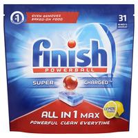 Finish All in One Max Lemon Dishwasher Tablets 31pk