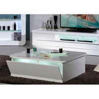 Fiesta Coffee Table High Gloss White With LED