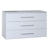 first chest of 3 drawers white