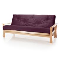 Fiji 3 Seater Sofa Bed Victoria Plum