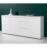 Fino Contemporary Gloss White 3 Door Sideboard With 3 Drawers