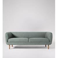 Finn three-seater sofa in sage grey