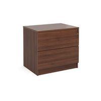 FILING CABINET-SIDE, 2 DRAWER WALNUT - CLASSIC FURNITURE