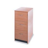 filing cabinet 3 drawer beech classic furniture