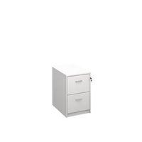 FILING CABINET, 2 DRAWER WHITE CLASSIC FURNITURE