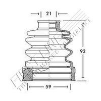 First Line FCB2656 Bellow, Driveshaft