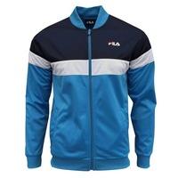 fila mens lecce retro track top tracksuit jacket peacoat