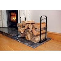 Fire Side Log Store. Plastic Coated Heavy Duty Steel. 45cm L x 16cm W x 35cm H, 