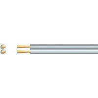 Fig 8 Speaker cable 2 x 79/0.2mm, CCA - White Polarity Black