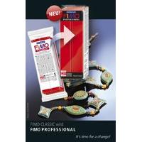 fimo professional modelling clay blue 350 g
