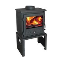Firefox 8 Multi Fuel - Wood Burning Stove with Europa Log Stand