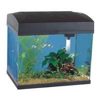fish r fun 20l rectangular fish tank black