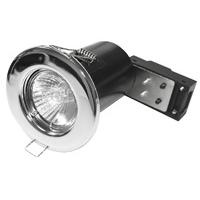 fire rated fixed downlight chrome s6591