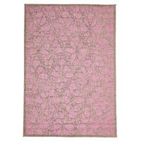 fiore pink geometric outside rug floorit 135x190