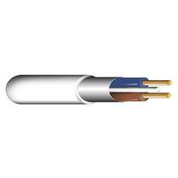 fireproof cable 2 core 15mm 100m fire resistant white 190001