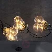 five bulb led string lights glow battery