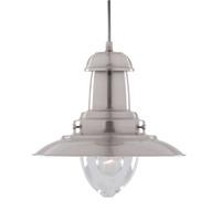 Fisherman Satin Silver Pendant Lamp