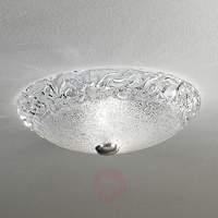 Finnja Ceiling Light with Beautiful Icy Look 30 cm