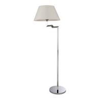 Firstlight 8224 Swing 1 Light Stainless Steel Swing-Arm Floor Lamp With Shade