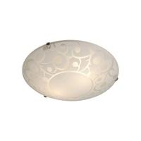 firstlight cf11 coral 2 light patterned glass flush ceiling lamp