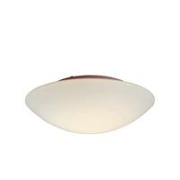 Firstlight CF10OR Disc Orange 1 Light Opal Glass Flush Ceiling Lamp