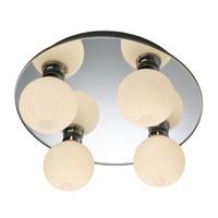 Firstlight 8106 Showtime Mirror 4 Light Bathroom Ceiling Flush Light